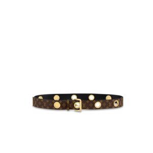 Louis Vuitton LV Eyelets 35mm Belt Monogram Canvas For Women MP358W