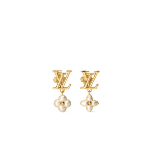 Louis Vuitton LV Floragram XS Earrings Gold Hardware For Women M03914