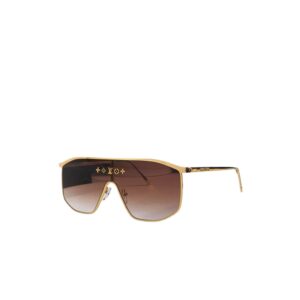 Louis Vuitton LV Golden Mask Sunglasses Brown Z1717U