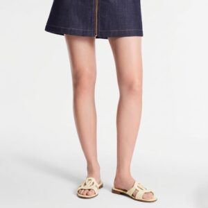 Alternative view of Louis Vuitton LV Isola Flat Mules Yellow For Women 1AK1XP