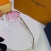 Louis Vuitton LV Jewel Round Cat Eye Sunglasses Pink Gold For Women Z2682U - Image 5