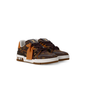 Louis Vuitton LV Trainer Sneakers Cacao Brown Monogram For Women 1AKYD8