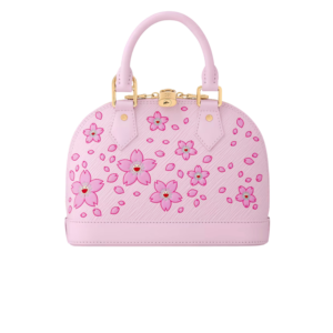 Louis Vuitton LV x TM Alma BB Top Handle Bag 9.3in/ 23.5cm Pink Gold Hardware For Women M13104