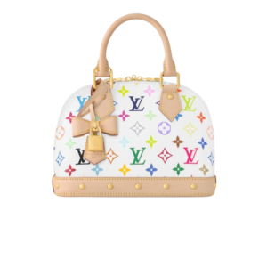 Louis Vuitton LV x TM Alma BB Top Handle Bag 9.3in/ 23.5cm Multicolored Bag Gold Hardware For Women M13078