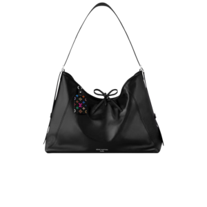 Louis Vuitton LV x TM CarryAll Vibe MM Shoulder Bag 15.4in/ 39cm Black Silver Hardware For Women M13105