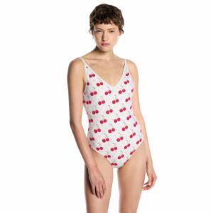 Alternative view of Louis Vuitton LV x TM Cherry One-Piece Swimsuit White Monogram Cerises For Women 1AHIBU