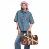 Louis Vuitton LV x TM Keepall Bandouliere 45 Travel Bag 17.7in/ 45cm Brown Monogram Canvas Gold Hardware For Women M14182 - Image 2