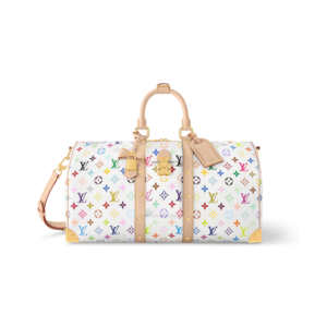Louis Vuitton LV x TM Keepall Bandouliere 45 Travel Bag 17.7in/ 45cm Multicoloured Gold Hardware M13742
