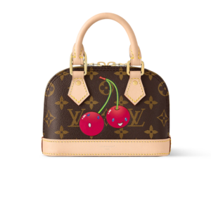 Louis Vuitton LV x TM Nano Alma Top Handle Bag 7.1in/ 18cm Monogram Gold Hardware For Women M13416