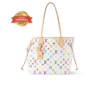 Louis Vuitton LV x TM Neverwoof Tote Bag 12.2in/ 31cm Multicolored Gold Hardware For Women M27839