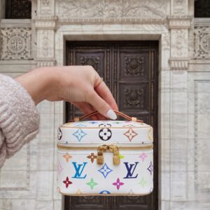 Alternative view of Louis Vuitton LV x TM Nice Nano Handbag 5.5in/ 14cm Multicolored Gold Hardware For Women M27941