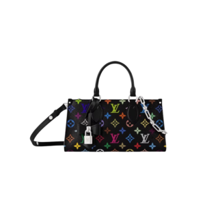 Louis Vuitton LV x TM OnTheGo East West Chain Tote Bag 9.8in/ 25cm Multicolore Black For Women M13260