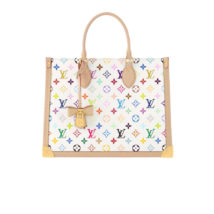 Louis Vuitton LV x TM OnTheGo MM Tote Bag 13.8in/ 35cm Multicolored For Women M13079