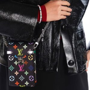 Alternative view of Louis Vuitton LV x TM Phone Pouch Metis 6.9in/ 17.5cm Multicolore Silver Hardware For Women M14098