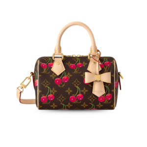 Louis Vuitton LV x TM Speedy Bandouliere 20 Top Handle Bag 8.1in/ 20.5cm Monogram Gold Hardware For Women M13094