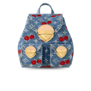Louis Vuitton LV x TM Venice NM Backpack 10.2in/ 26cm Monogram Cherry Denim Gold Hardware For Women M13679