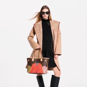 Alternative view of Louis Vuitton LV x YK Neverfull MM Tote Bag 12.2in/ 31cm Brown Monogram Gold Hardware For Women M46468