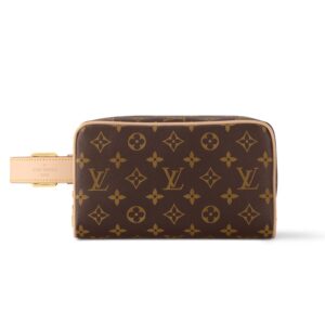 Louis Vuitton Locker Dopp Kit Brown 9.1 Inches/ 23 Cm M83112