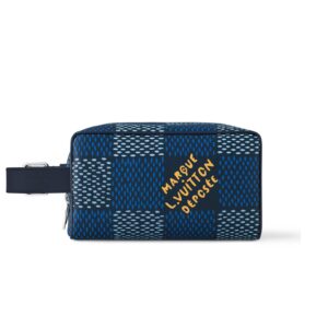 Louis Vuitton Locker Dopp Kit Blue 9.1 Inches/ 23 Cm N40747
