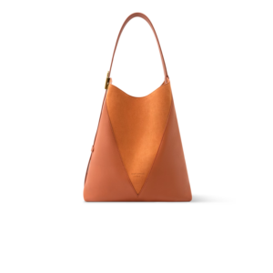 Louis Vuitton Low Key Hobo MM Shoulder 13.8in/ 35cm Conac Brown Gold Hardware For Women M29156