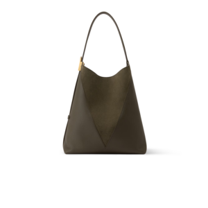 Louis Vuitton Low Key Hobo MM Shoulder 13.8in/ 35cm Dark Fango Gold Hardware For Women M29144