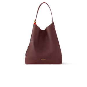 Louis Vuitton Low Key Hobo MM Shoulder Bag 13.8in/ 35cm Rouge Concerto Gold Hardware For Women M15209