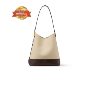 Louis Vuitton Low Key Hobo PM Shoulder Bag 11in/ 28cm Moonstone Brown Gold Hardware For Women M29068