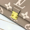 Louis Vuitton Madeleine MM Monogram Empreinte Dove Gray/ Creme Beige For Women, Women's Handbags, Shoulder and Crossbody Bags 11.8in/30cm LV M46041 - Image 6