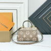 Louis Vuitton Madeleine MM Monogram Empreinte Dove Gray/ Creme Beige For Women, Women's Handbags, Shoulder and Crossbody Bags 11.8in/30cm LV M46041 - Image 8