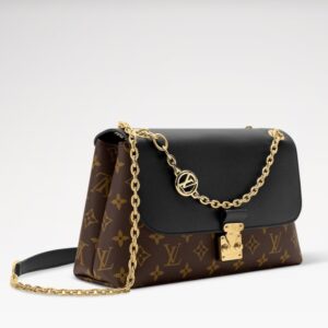 Alternative view of Louis Vuitton Madeleine PM Crossbody Bag 11.4in/ 29cm Black Monogram Gold Hardware M28610