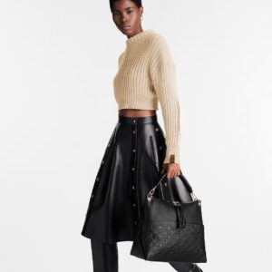 Alternative view of Louis Vuitton Maida Hobo Bag 12.6in/ 32cm Black Monogram Empreinte Gold Hardware For Women M45522