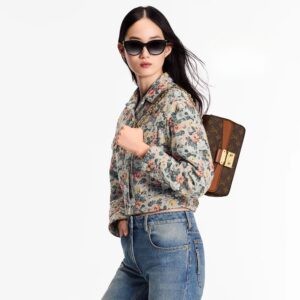 Alternative view of Louis Vuitton Marceau Crossbody Bag 9.6in/ 24.5cm Monogram Caramel Brown Gold Hardware For Women M46127