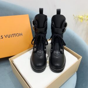 Alternative view of Louis Vuitton Metropolis Flat Ranger Boots Black For Women