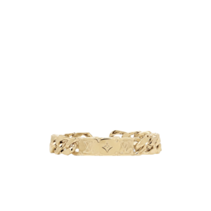 Louis Vuitton Monogram Chain Bracelet Gold Hardware For Men