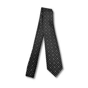 Louis Vuitton Monogram Classic Tie Black LV Men Tie