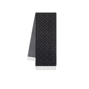 Louis Vuitton Monogram Gradient Scarf Black For Women M71607