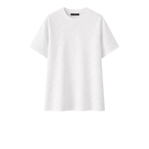 Louis Vuitton Monogram Toweling Effect T-Shirt White For Men