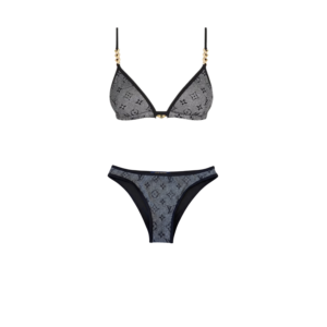 Louis Vuitton Monogram Triangle Bikini Grey Monogram For Women