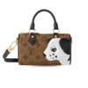 Louis Vuitton Nano Speedy Top Handle Bag 6.3in/ 16cm Brown Gold Hardware For Women M83688