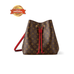 Louis Vuitton NeoNoe MM Bucket Bag Brown For Women 10.2in/26cm LV M44021