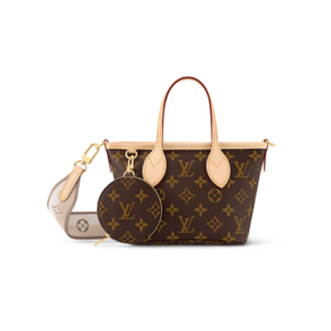 Louis Vuitton Neverfull BB Tote Bag 9.4in/ 24cm Beige Gold Hardware For Women M46705