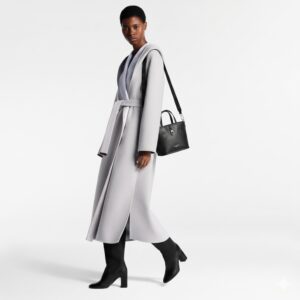Alternative view of Louis Vuitton Neverfull Bandouliere Inside Out BB Tote Bag 10.4in/ 26cm Black Silver Hardware For Women M15210
