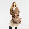 Louis Vuitton Neverfull Bandouliere Inside Out GM Tote Bag 15.4in/ 39cm Beige Gold Hardware For Women M11948 - Image 2