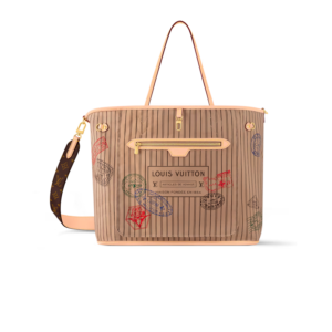 Louis Vuitton Neverfull Bandouliere Inside Out GM Tote Bag 15.4in/ 39cm Beige Gold Hardware For Women M11948