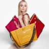 Louis Vuitton Neverfull Bandouliere Inside Out MM Tote Bag 12.2in 31cm Jaune Gold Hardware For Women M11947 - Image 2