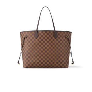 Louis Vuitton Neverfull GM Tote Bag 15.4in/ 39cm Brown Damier Ebene Gold Hardware For Women N40597