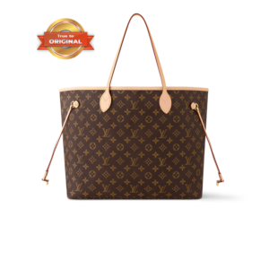 Louis Vuitton Neverfull GM Tote Bag 15.4in/ 39cm Brown Monogram Gold Hardware For Women M46978