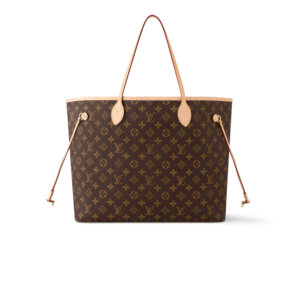 Louis Vuitton Neverfull GM Tote Bag 15.4in/ 39cm Beige Monogram Gold Hardware For Women M40990