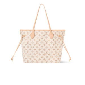 Louis Vuitton Neverfull Inside Out MM Tote Bag 12.2in/ 31cm Dune/ Hazelnut Gold Hardware For Women M25665