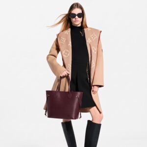 Alternative view of Louis Vuitton Neverfull Inside Out MM Tote Bag 12.2in/ 31cm Wine Gold Hardware For Women M25663